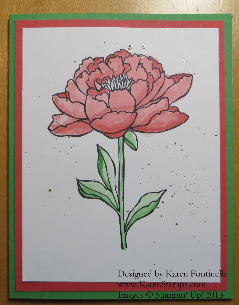 You've Got This Flower Card with Glitter You've Got This Flower Card with Glitter