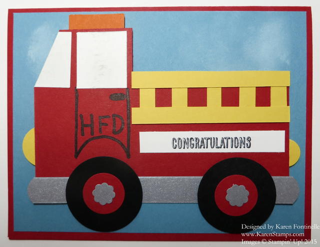 A Punch Art Fire Truck