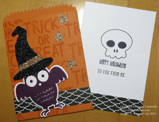 Howl-O-Ween Mini Treat Bag inside