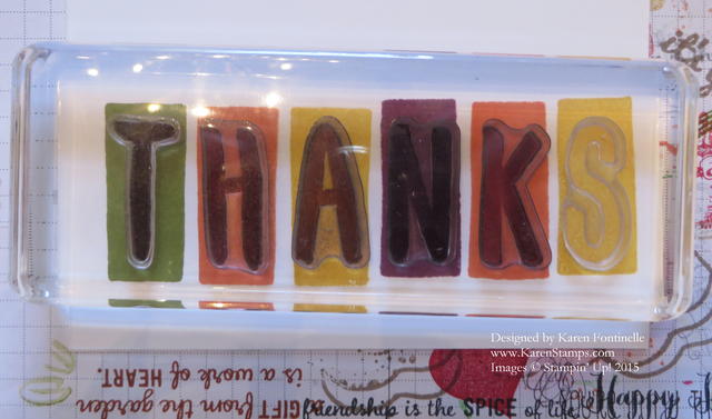 Photopolymer Stamping Tip with Block