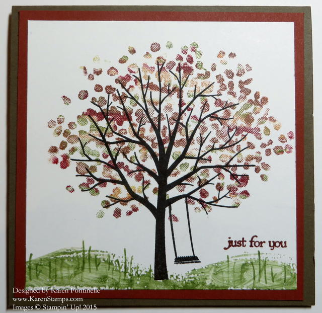 Sheltering Tree First Day of Fall Card
