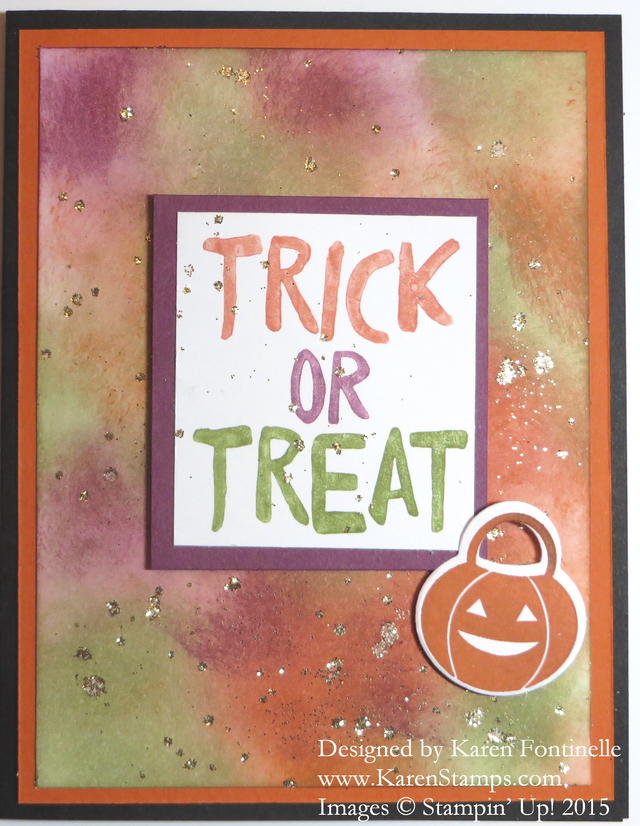 Howl-O-Ween Treat Halloween Trick or Treat Card