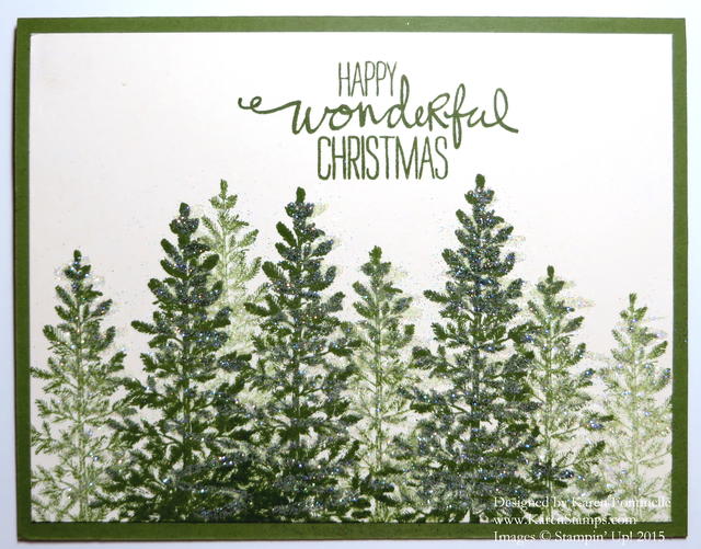 Lovely As a Tree Christmas Card