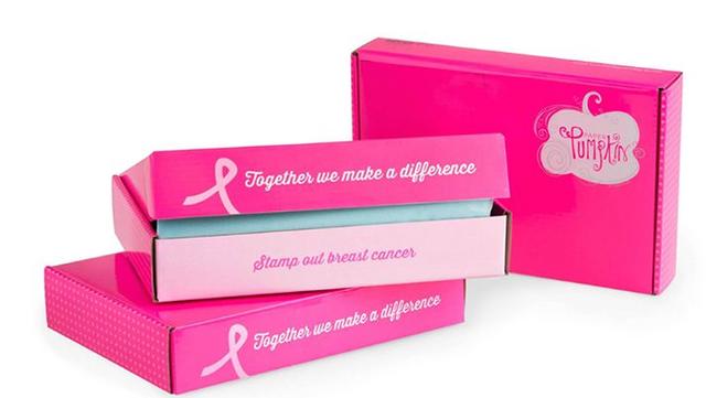 Paper Pumpkin Pink Boxes