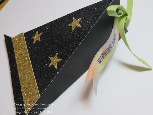 Witch's Hat Triangle Treat Box Greeting