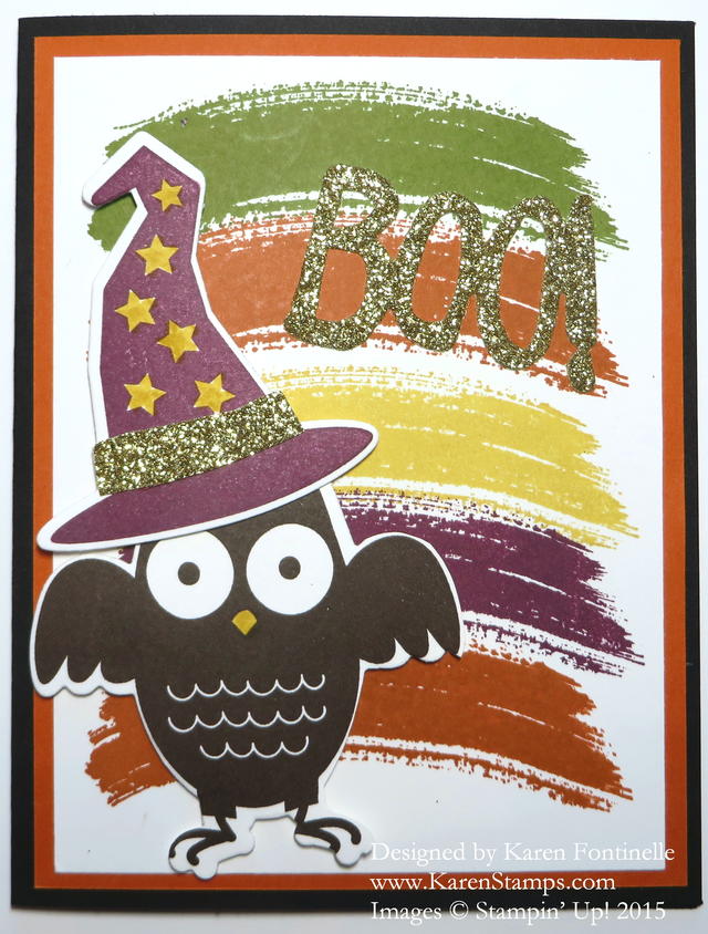 Work of Art Howl-o-Ween Treat Halloween Card