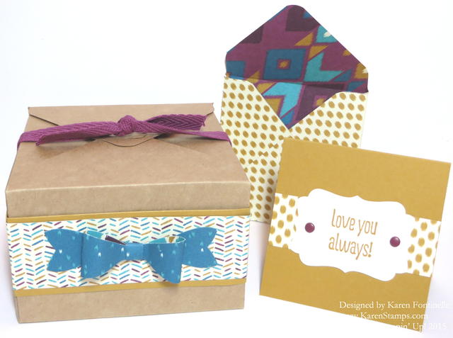 Online Extravaganza Bohemian Paper Gift Box Card Envelope