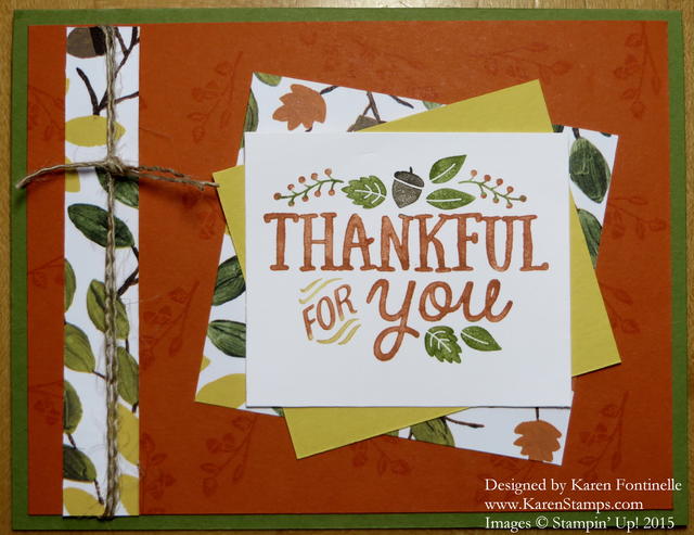Thankful Forest Friends Thankful for You Card