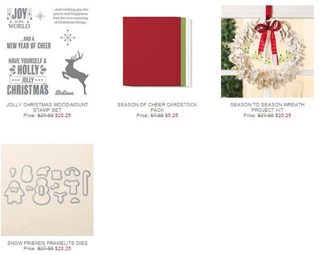 Stampin' Up! Weekly Deal Nov 17 2015