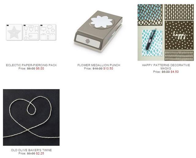 Stampin' Up! Weekly Deal Nov 3 2015