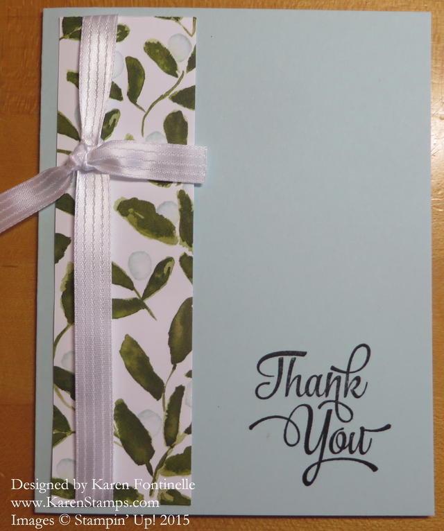Season of Cheer Soft Sky Thank You Card