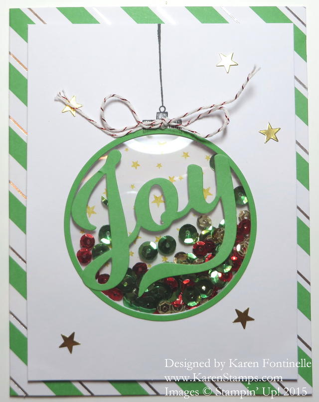 To You & Yours Joy Shaker Card
