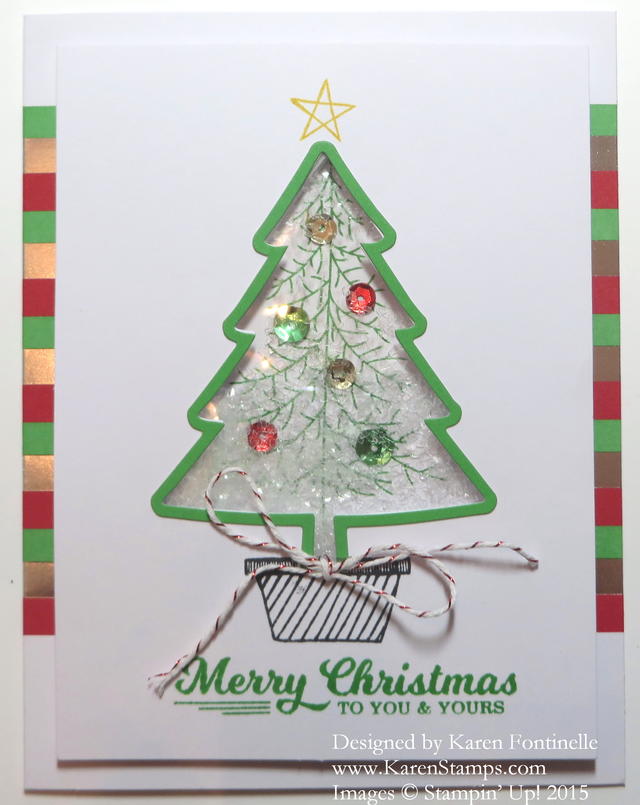 To You & Yours Tree Shaker Card