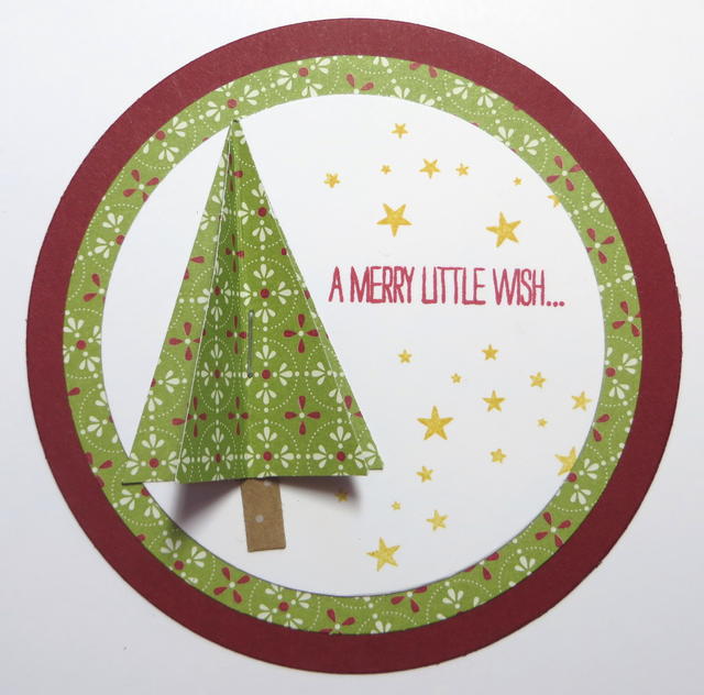 Tree Punch Christmas Tree Tag