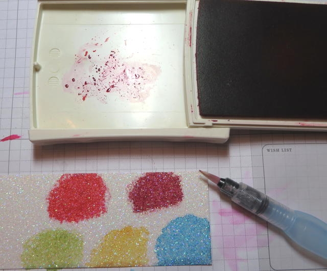 Coloring Glimmer Paper