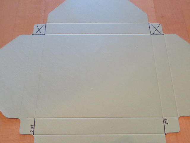Envelope Punch Board Card Box Cuts
