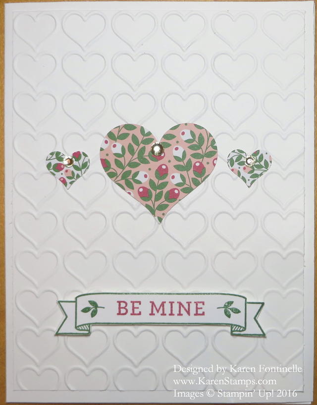 Love Blossoms Heart Valentine Card