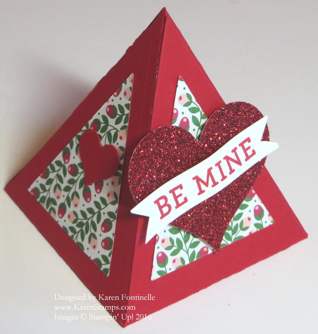 Pyramid Pals Valentine Treat Box