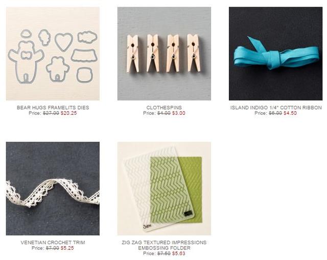 Stampin' Up! Weekly Deal Jan 26 2016