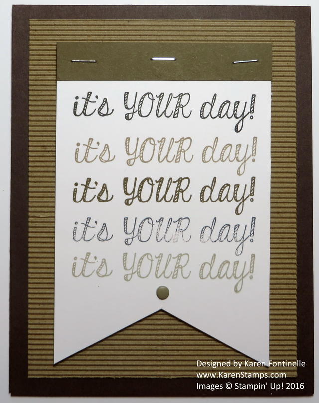 Easy Masculine Birthday All-Occasion Card For a Man