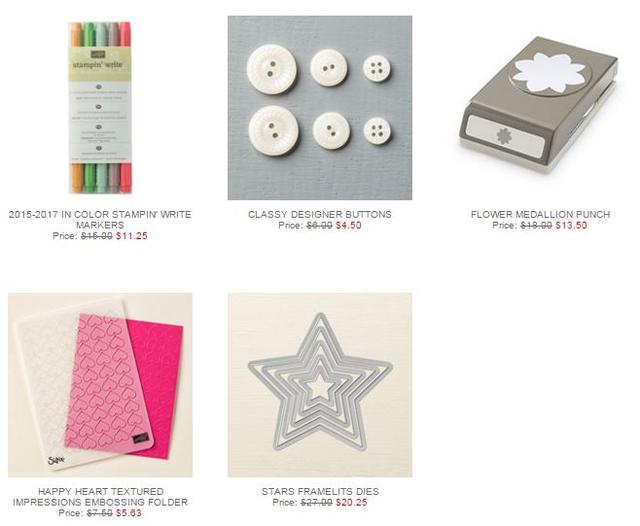 Stampin' Up! Weekly Deal Feb 23 2016