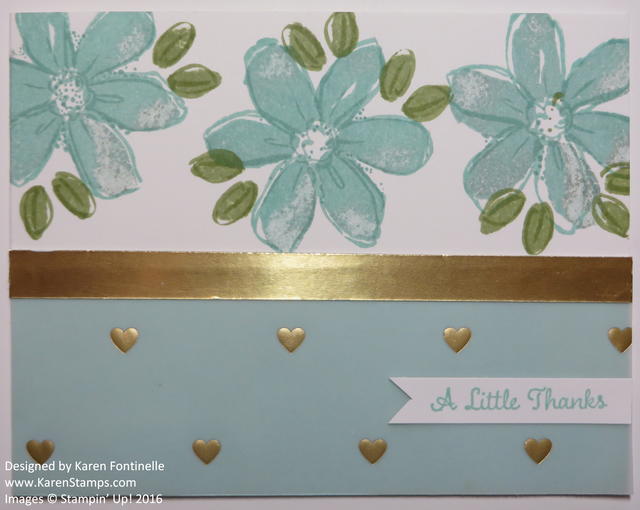 Garden in Bloom Thank You Card