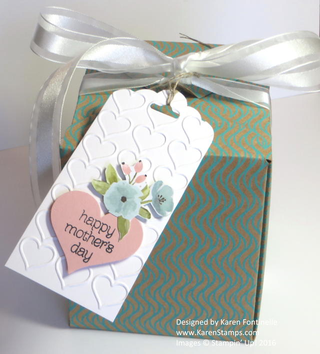 Mother's Day Gift Box and Tag