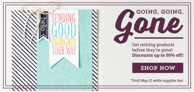 Stampin' Up! Retirement Banner 2016