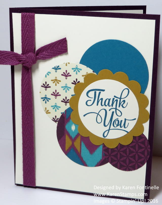 Easy Bohemian Thank You Card