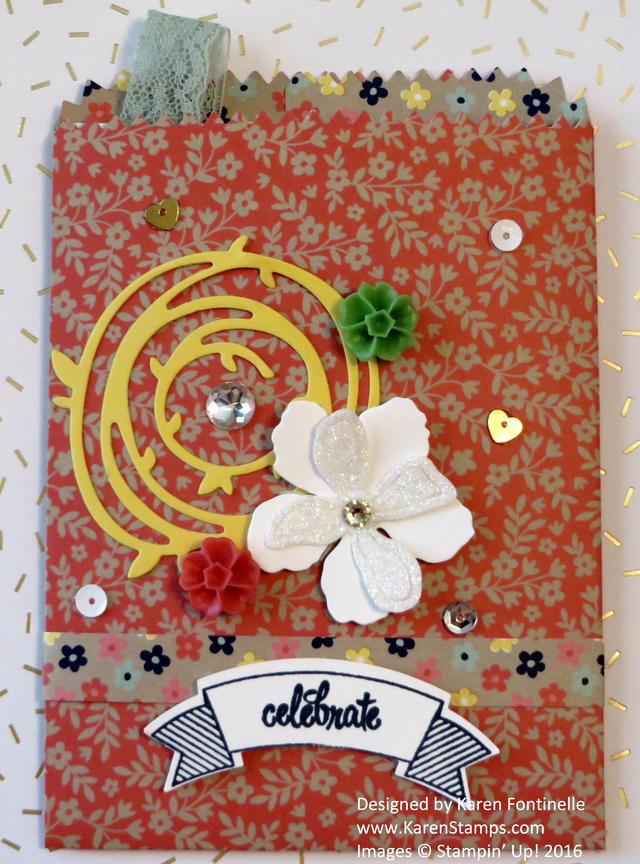 Affectionately Yours Mini Treat Bag Birthday Card