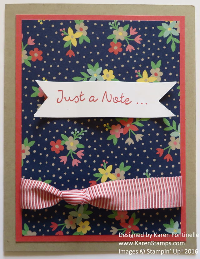 Affectionately Yours Note Card