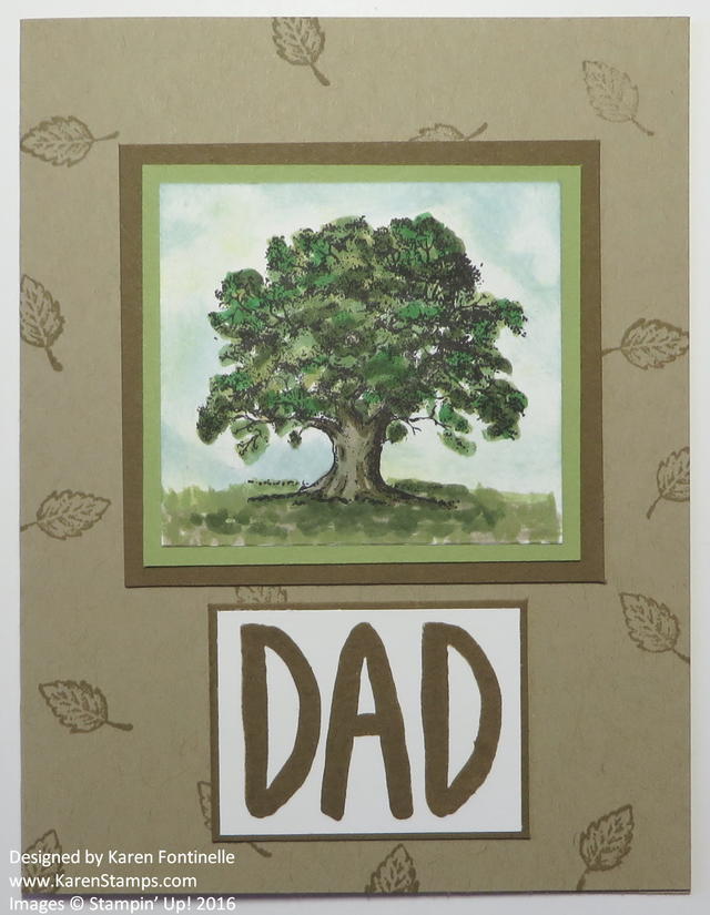 Lovely As a Tree Father's Day Card