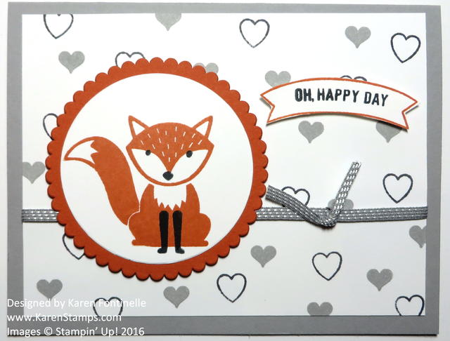 Foxy Friends Happy Day Card