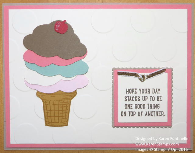 Make a Card For National Ice Cream Day