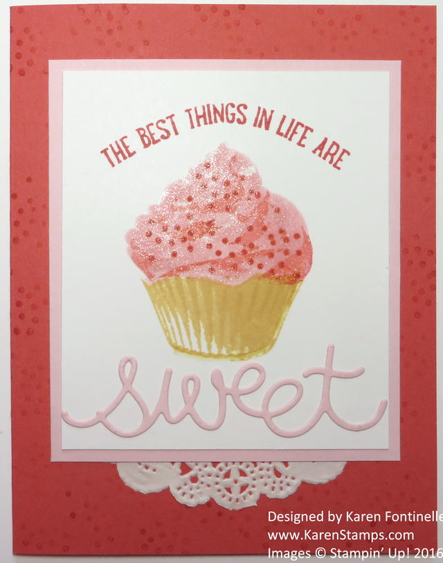 Sweet Cupcake Birthday Card