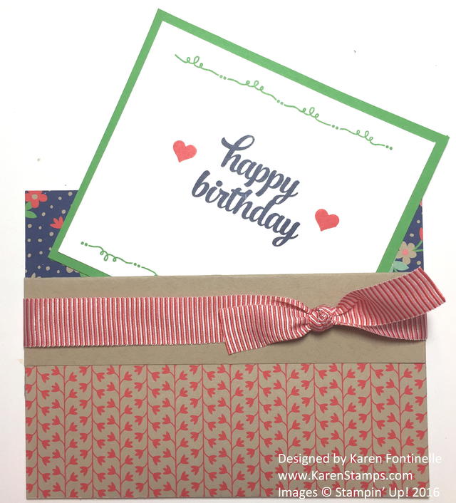 Affectionately Yours Pocket Card Inside