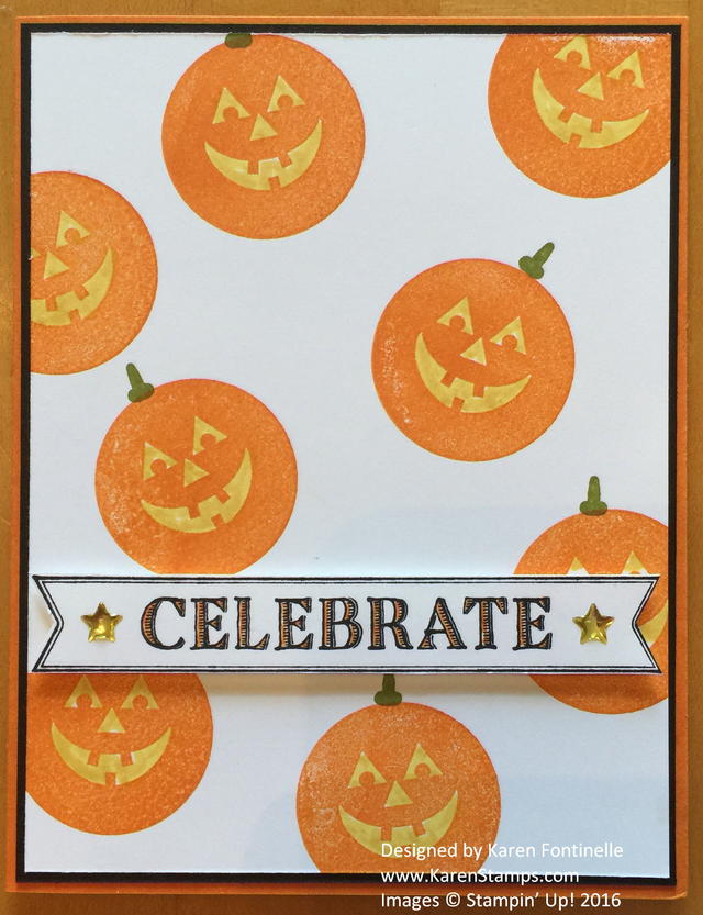 Halloween Pumpkin RMHC Card