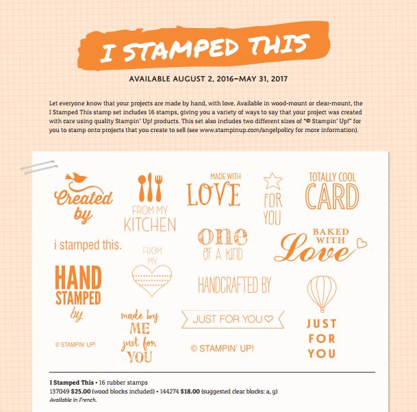 I Stamped This Stamp Set