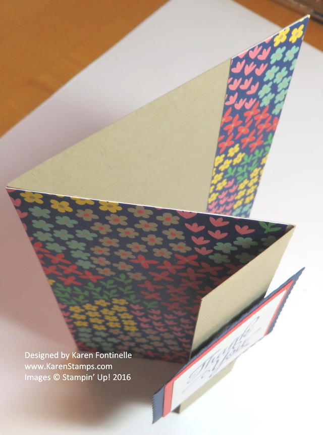 Z Fold Card Open