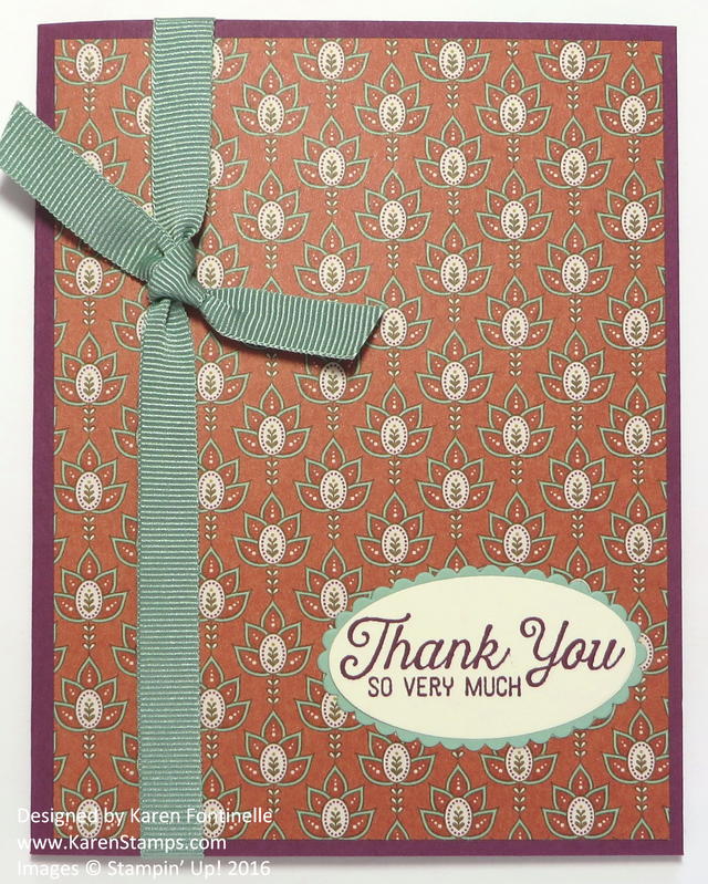 Petals & Paisleys Cajun Craze Thank You Card