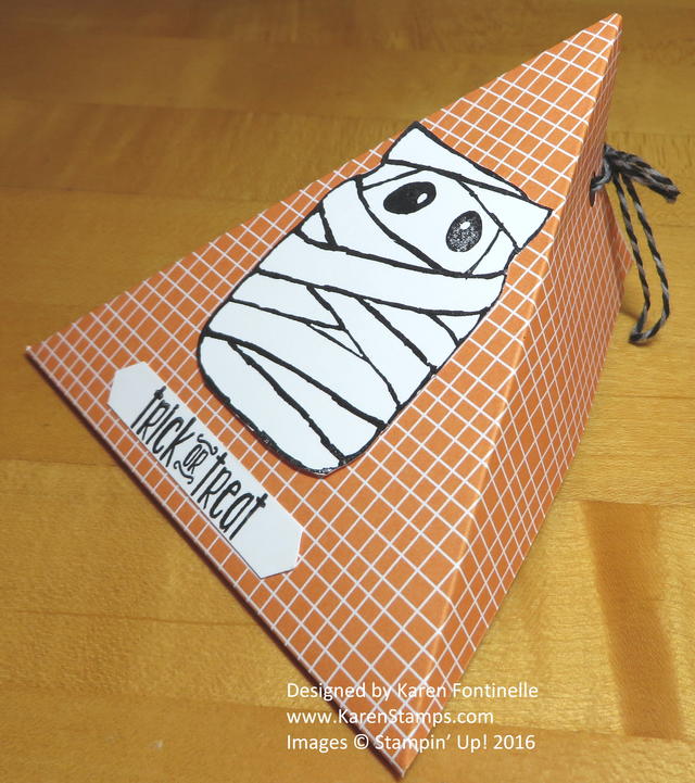 Halloween Triangle Treat Box