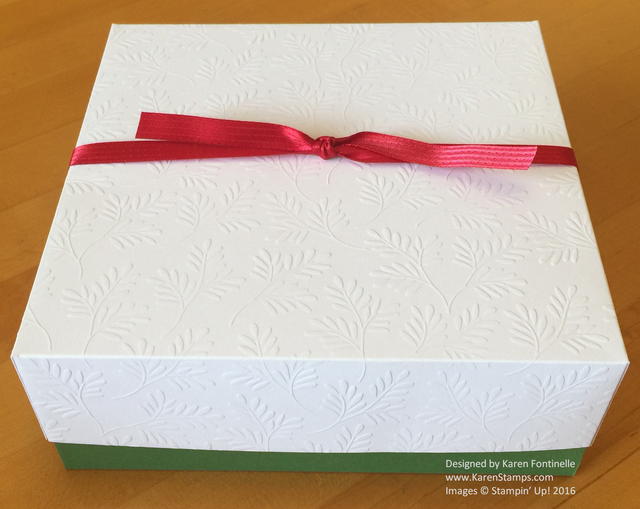 Handmade Box Embossed Paper
