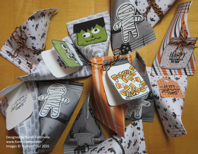 Make Easy Sour Cream Containers for Halloween Treats
