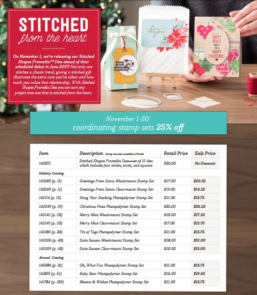 Stitched Framelits and Stamps Flyer