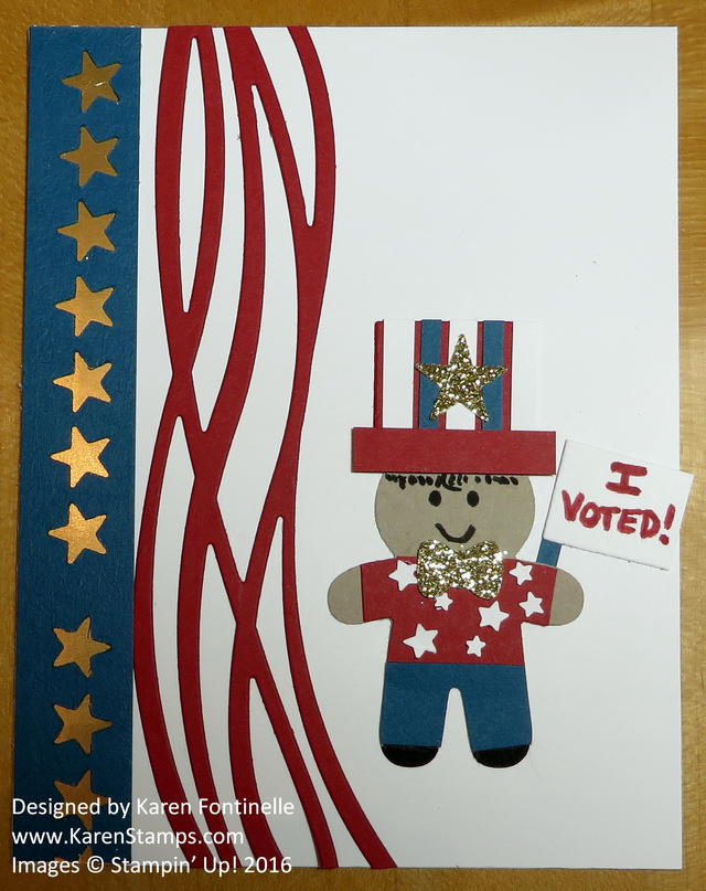 Election Day Cookie Cutter Citizen Voter