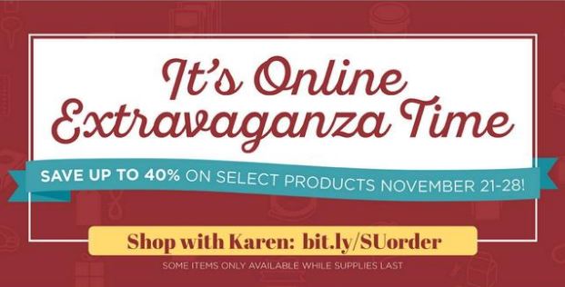 Stampin' Up! Online Extravaganza 2016 Shop with Karen