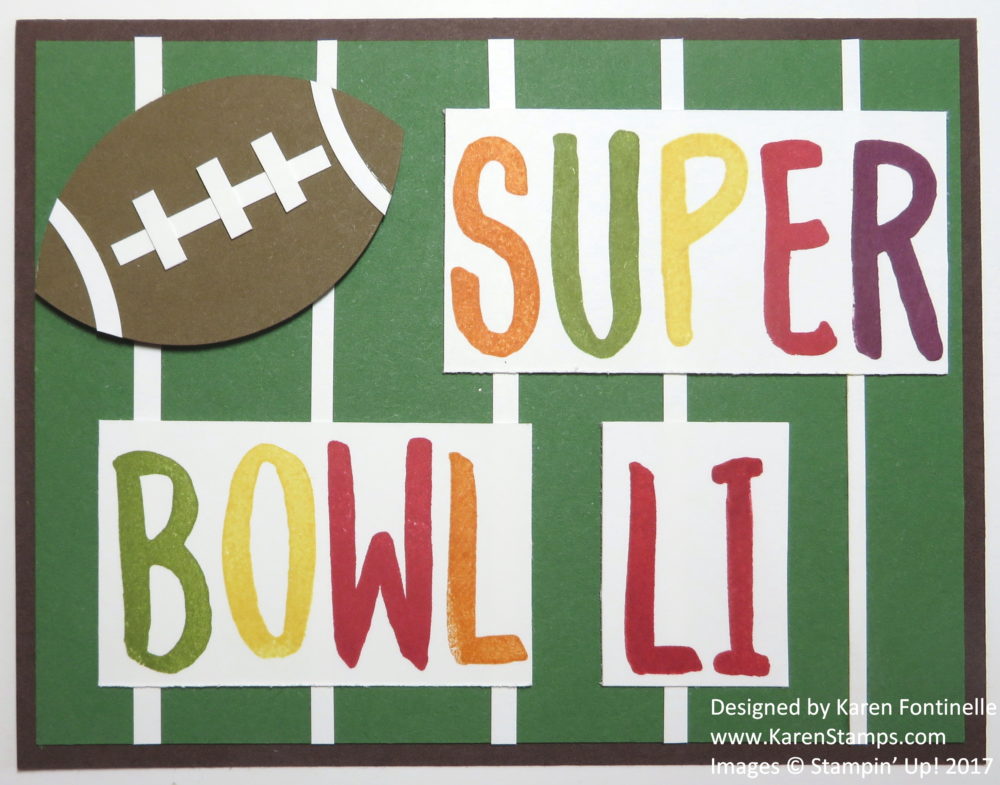 Super Bowl LI Football Card
