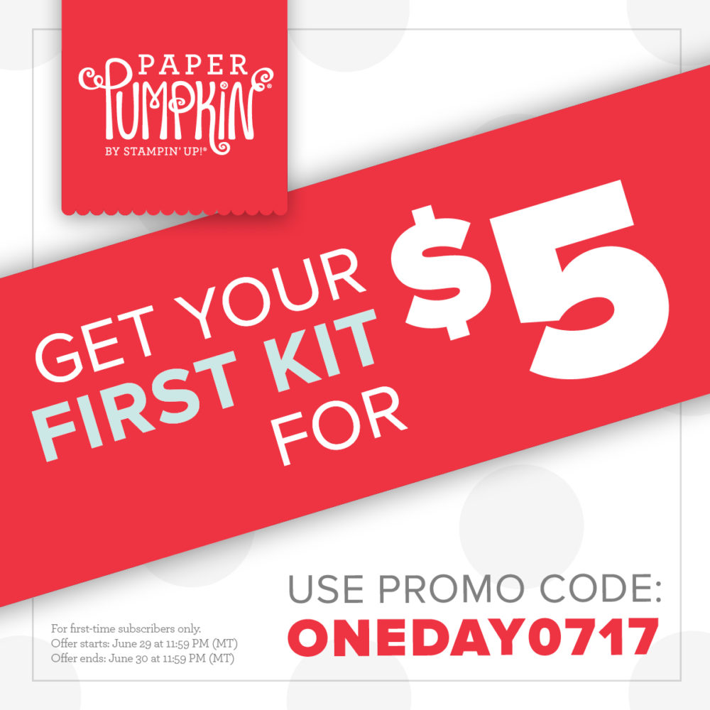 Paper Pumpkin One Day Deal For New Subscribers