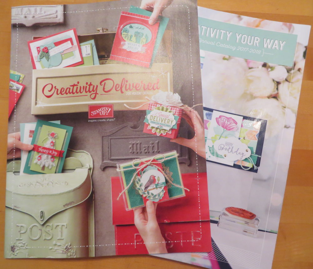 Stampin' Up Catalog and Holiday Catalog Hurricane Harvey Reading Materials
