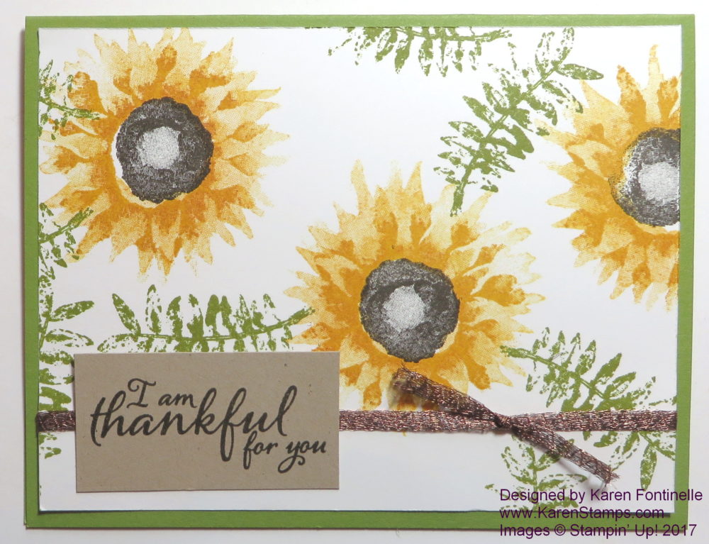 Painted Autumn Card